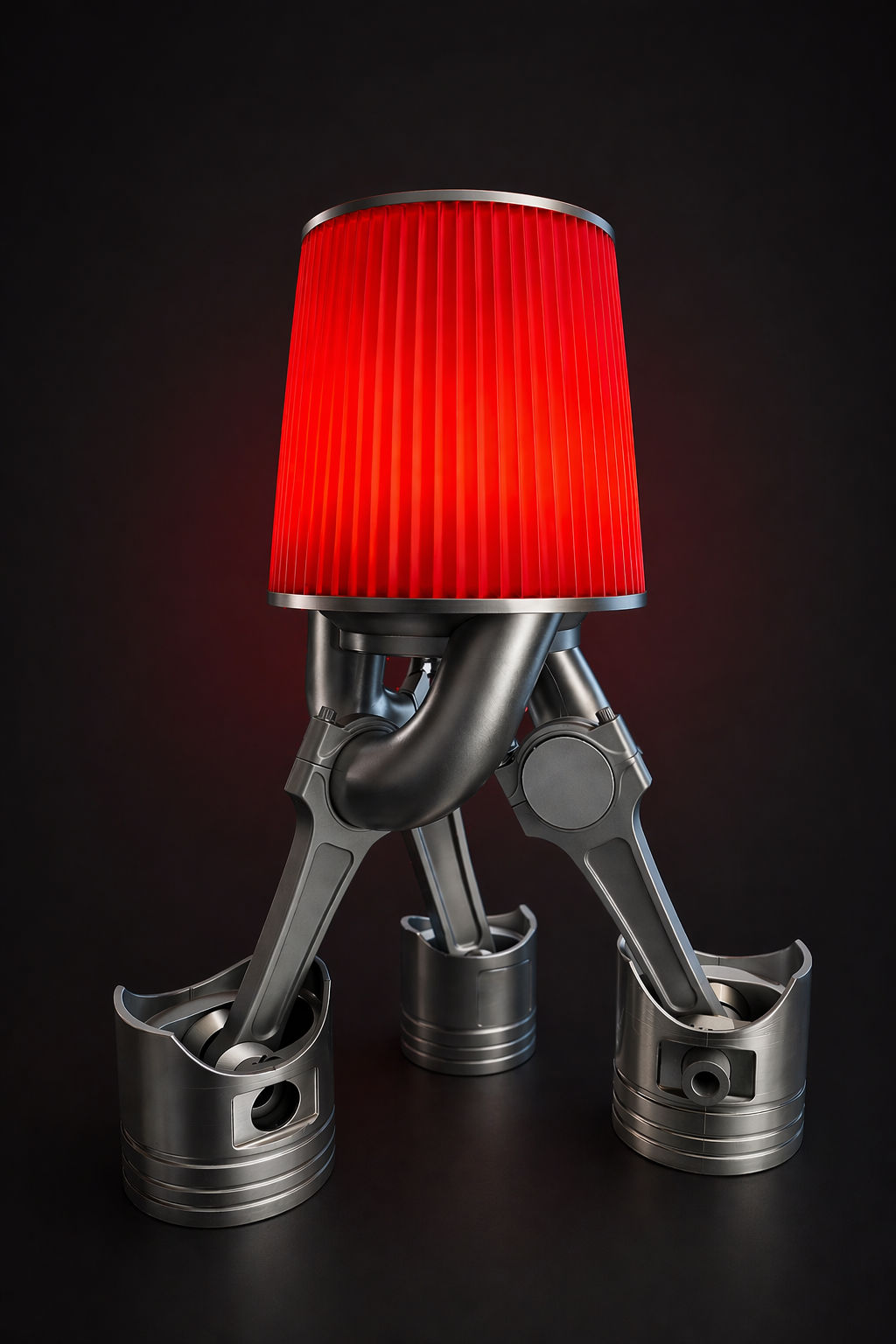 Lampe Design Filtre à air Piston