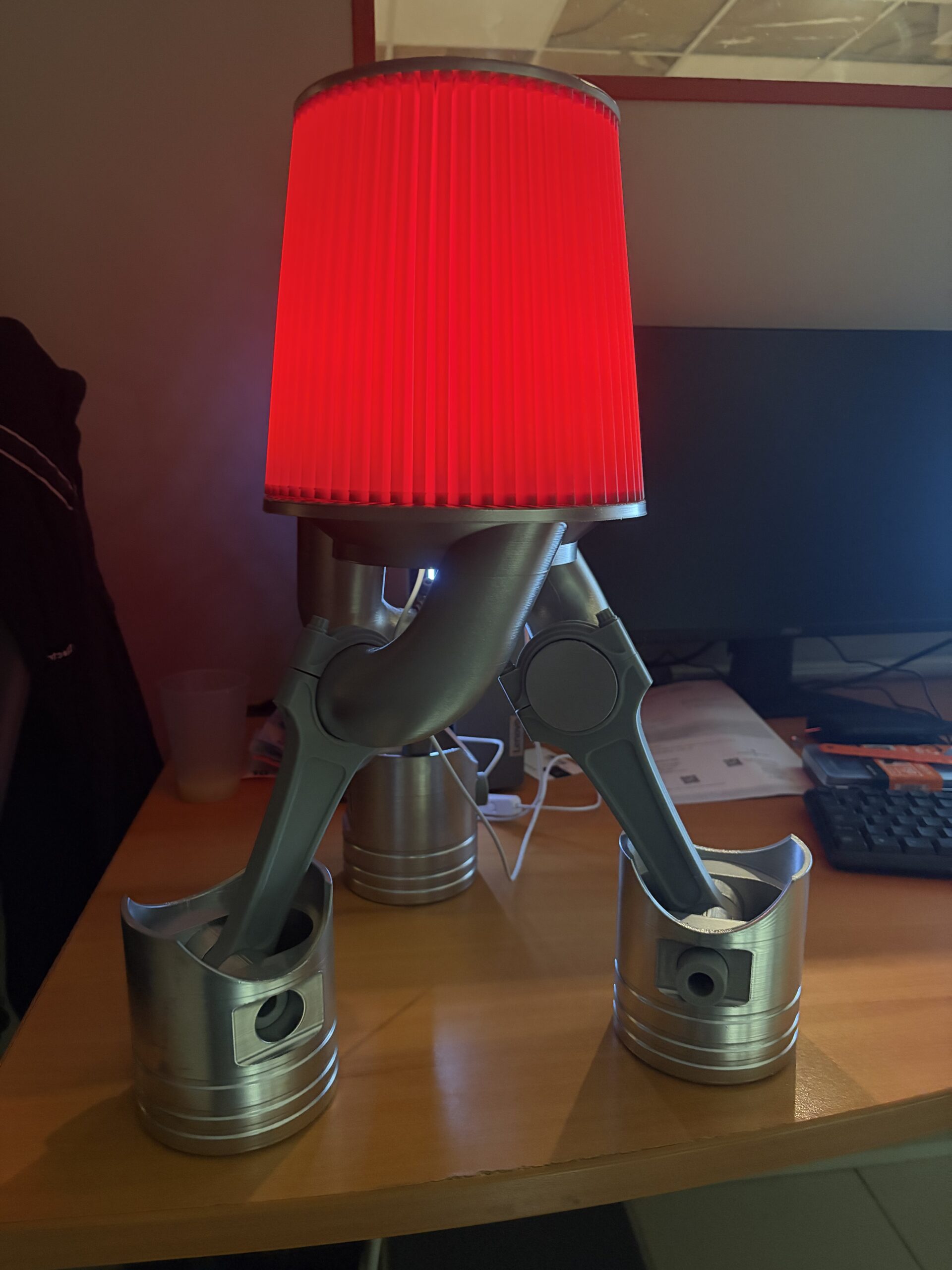 Lampe Design Filtre à air Piston – Image 5