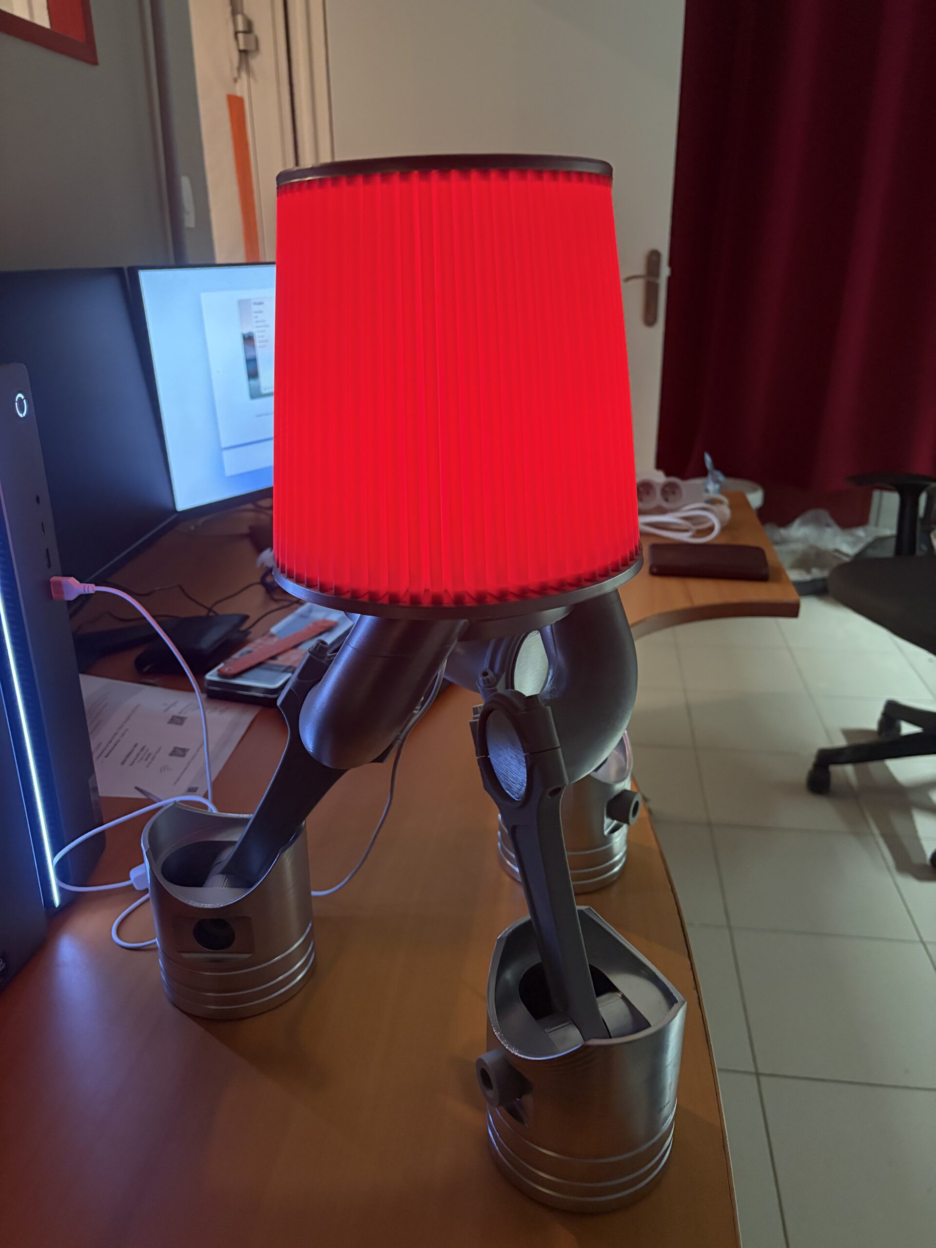 Lampe Design Filtre à air Piston – Image 4